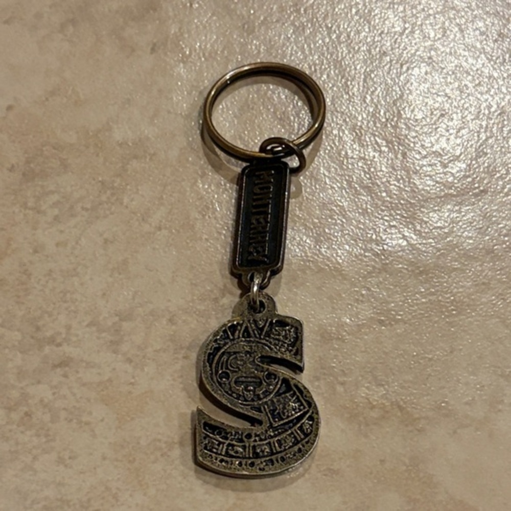 Letter “S” Monterrey Gold Keychain